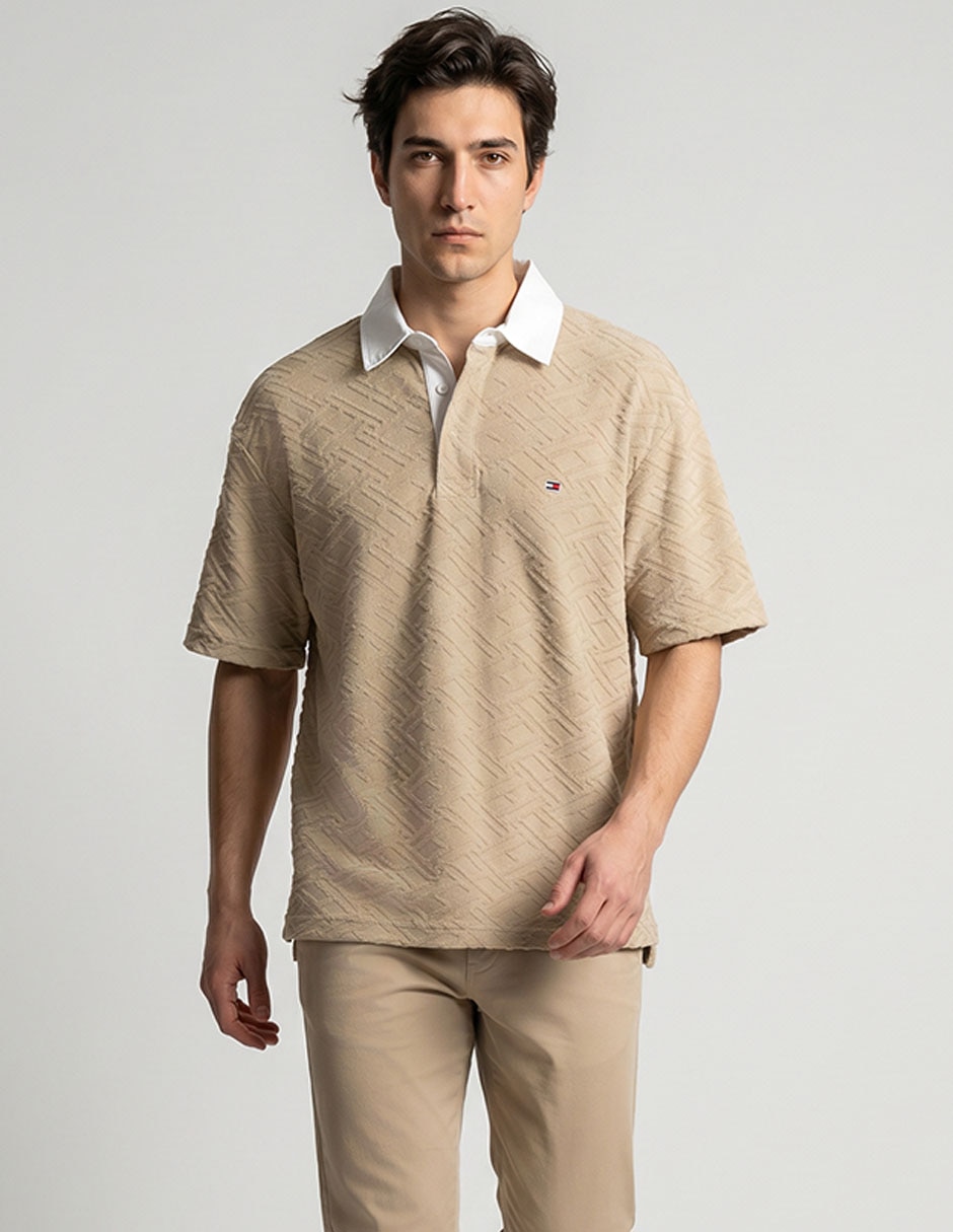 Playera tipo polo hilfiger para hombre