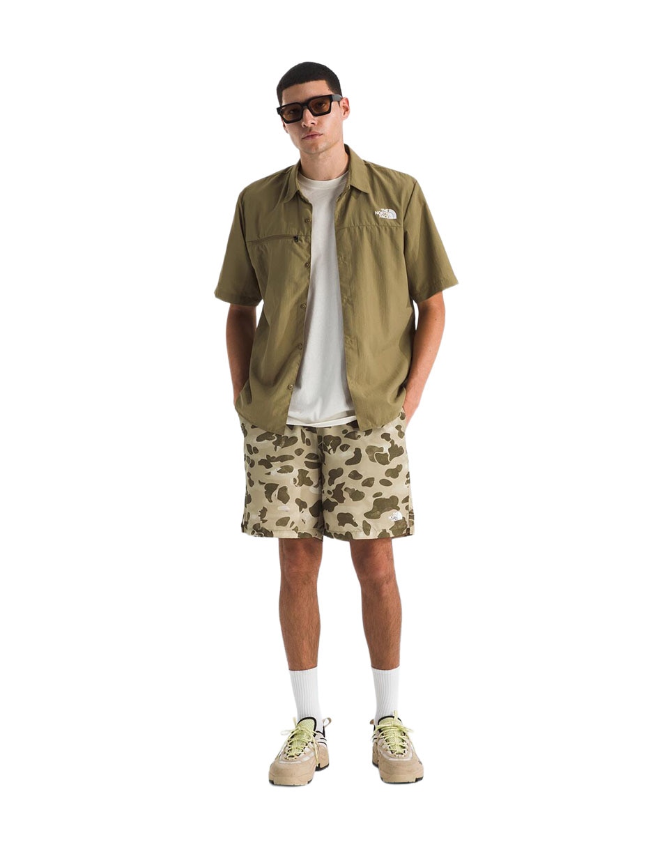 Camisa casual manga corta para hombre