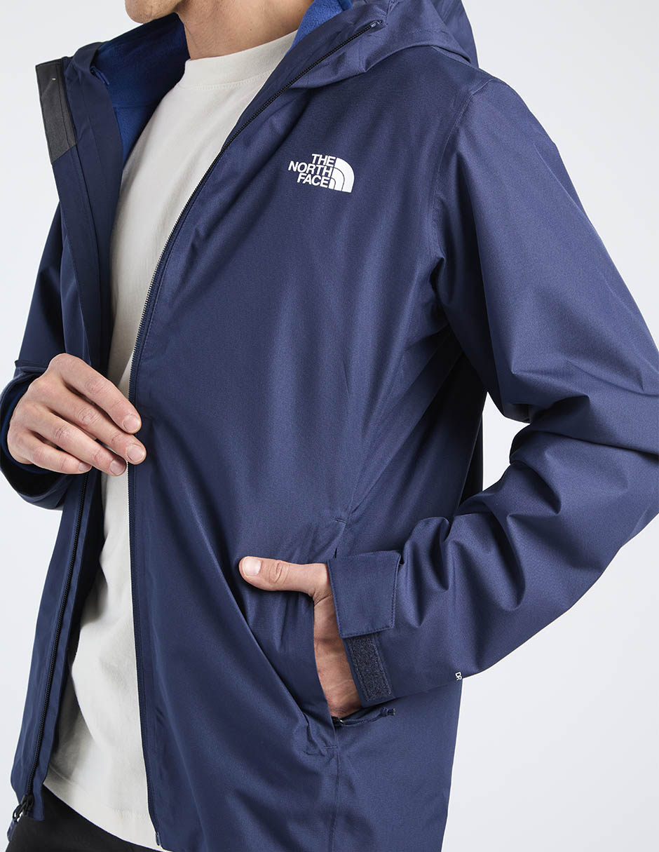 Chamarra rompevientos the north face impermeable capucha y bolsa para hombre