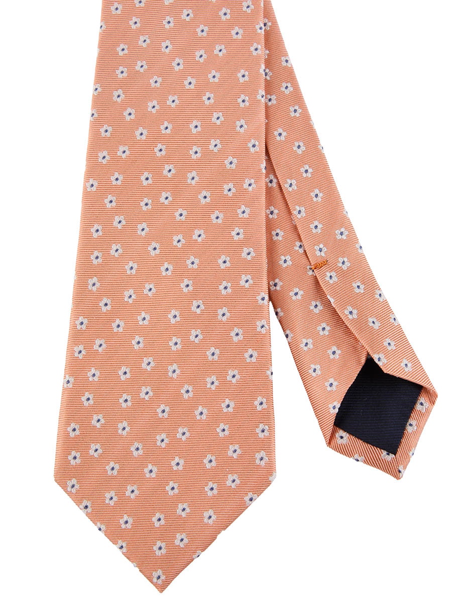 Corbata Scappino Regular De Seda Estampado Floral Para Hombre