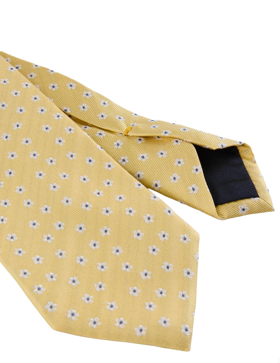 Corbata Regular De Seda Estampado Floral Para Hombre 3