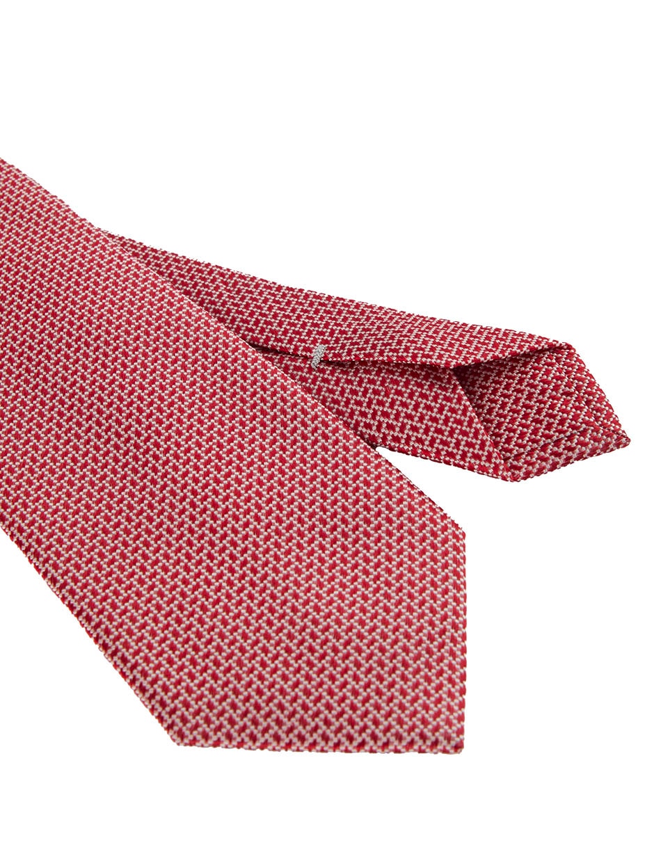Corbata Scappino Clásica De Seda Estampado A Cuadros Para Hombre