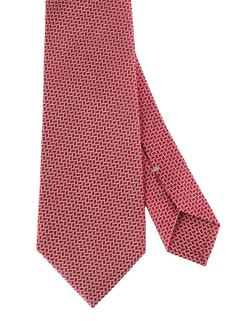 Corbata Scappino Clásica De Seda Estampado A Cuadros Para Hombre