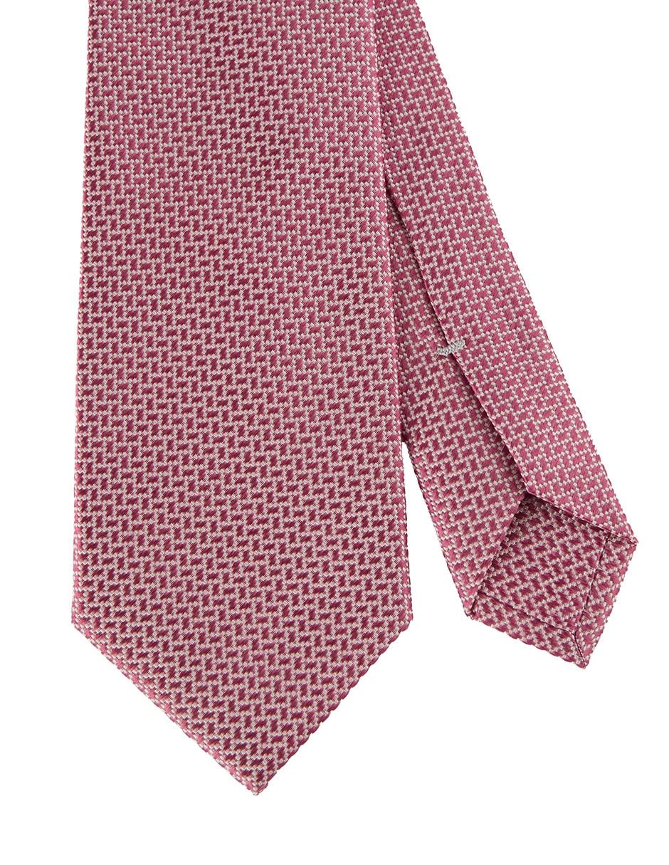 Corbata Clásica De Seda Estampado A Cuadros Para Hombre