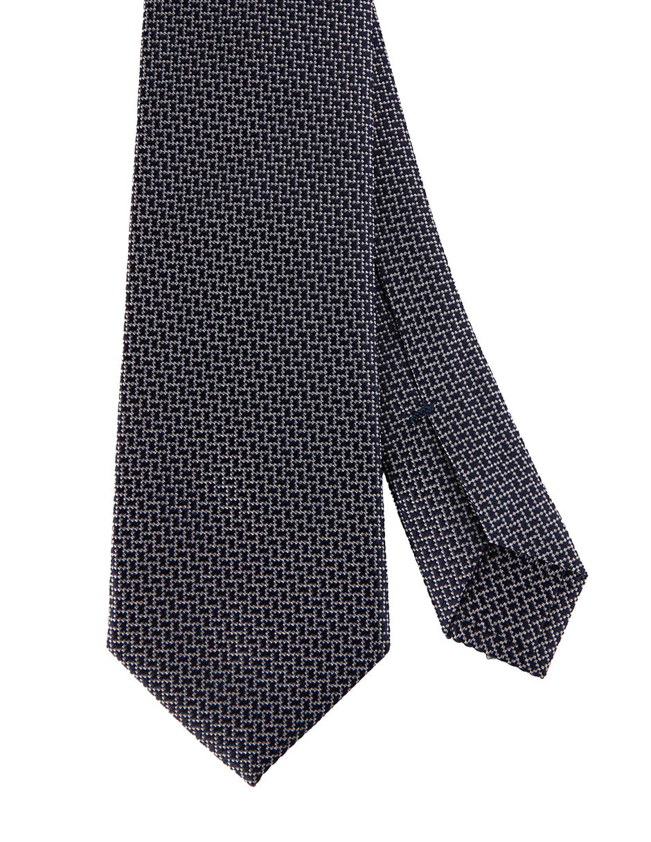 Corbata Clásica De Seda Estampado A Cuadros Para Hombre