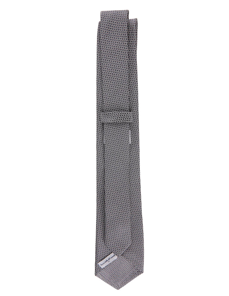 Corbata Clásica De Seda Estampado A Cuadros Para Hombre 2