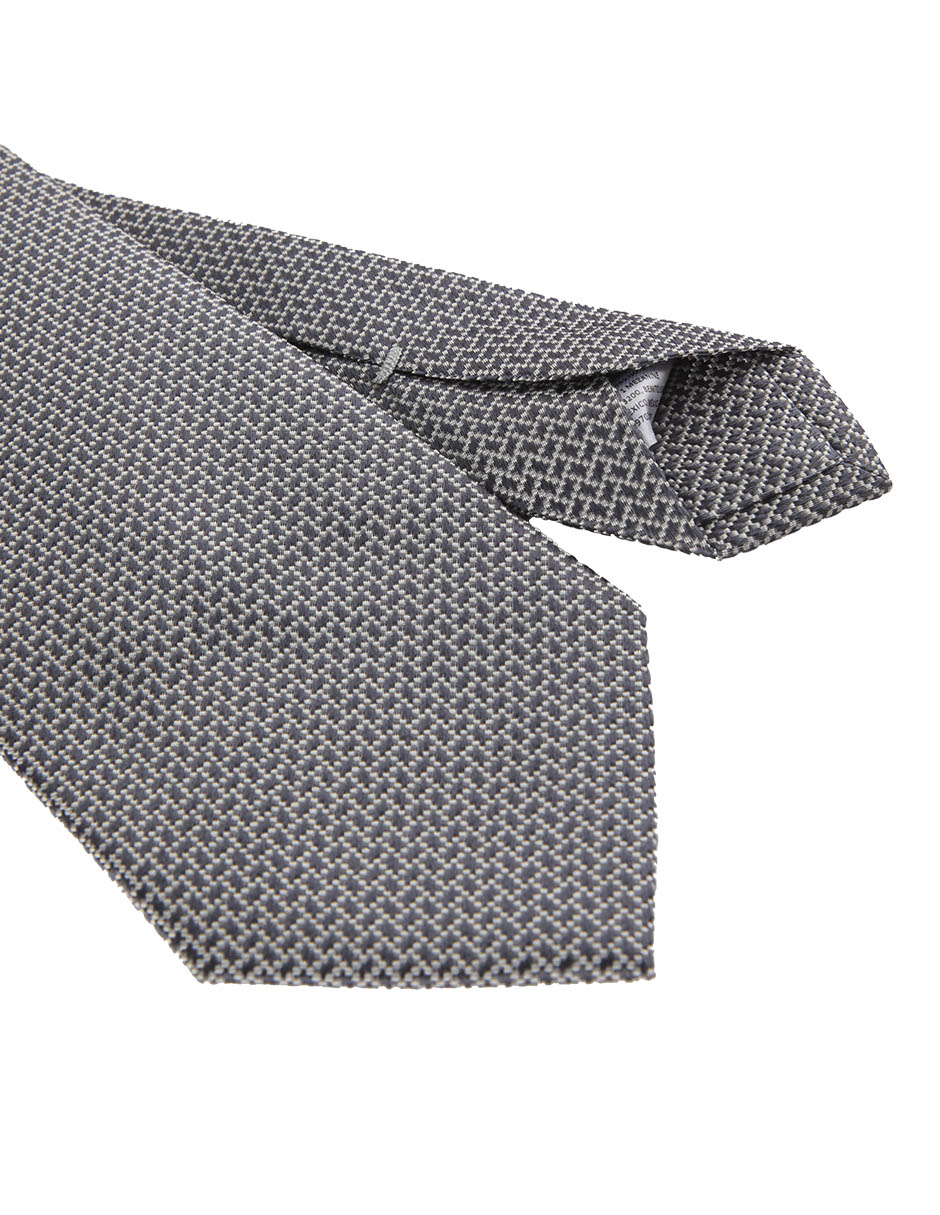 Corbata Clásica De Seda Estampado A Cuadros Para Hombre 3