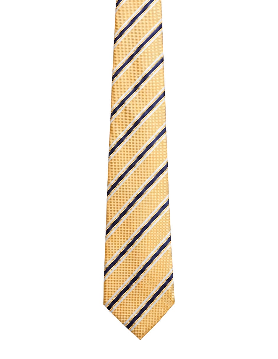 Corbata Scappino regular de seda estampado a rayas para hombre