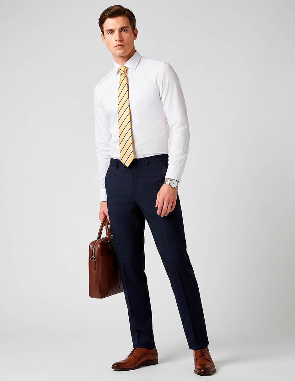 Corbata Scappino regular de seda estampado a rayas para hombre