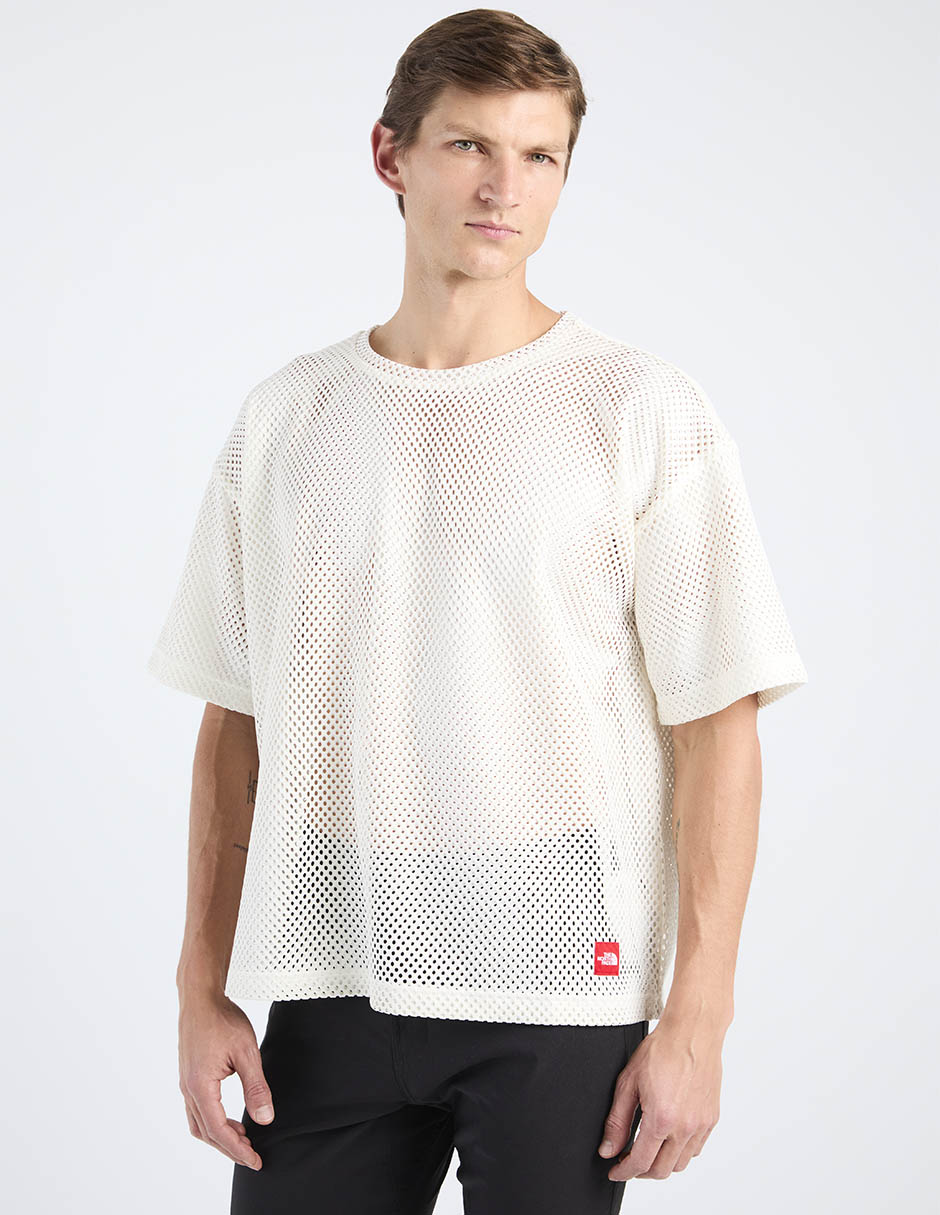 Playera casual Mesh Red Box manga corta para hombre