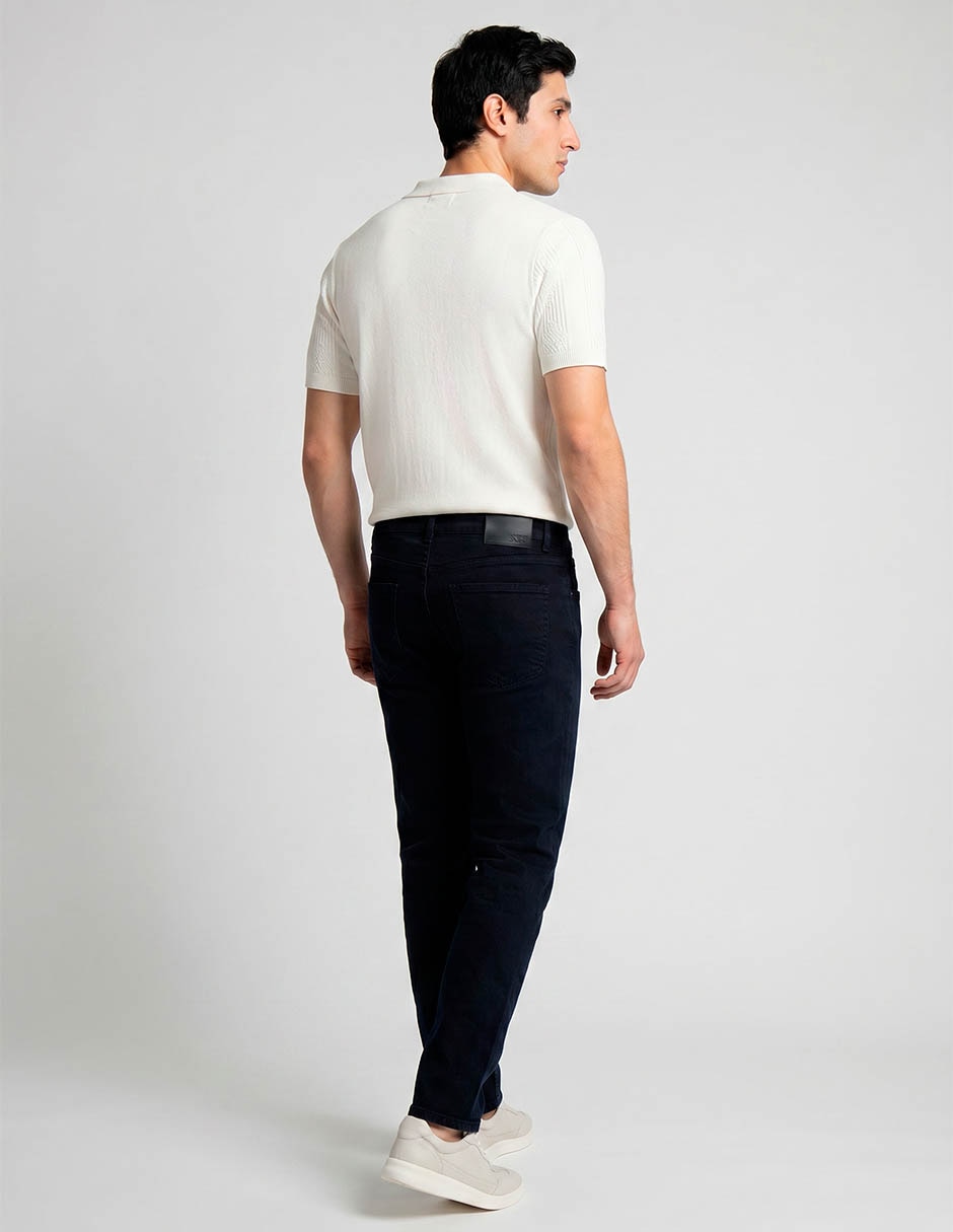 Pantalón Casual Regular Straight De Algodón Y Lyocell Para Hombre 2