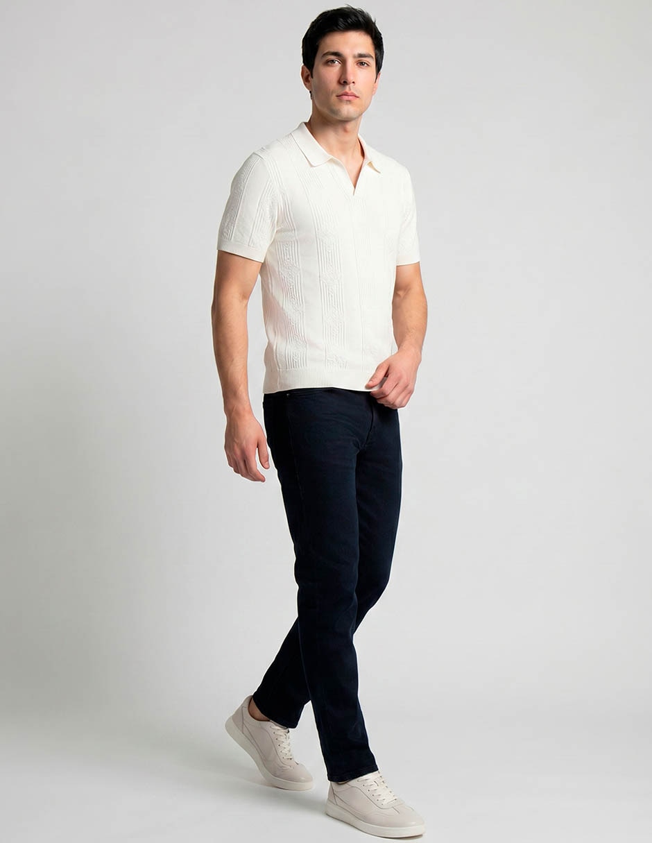 Pantalón Casual Regular Straight De Algodón Y Lyocell Para Hombre 3