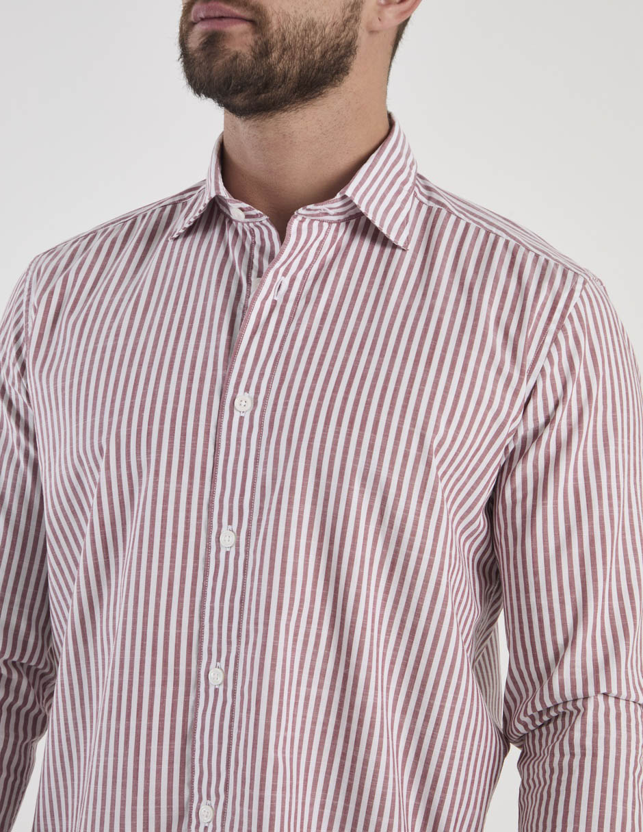 Camisa casual Scappino de algodón manga larga para hombre