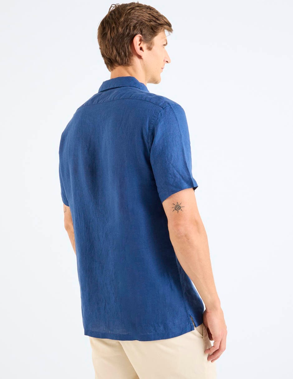 Camisa casual manga corta para hombre 6
