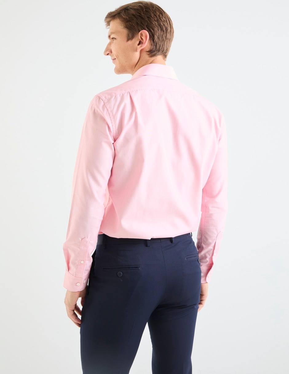 Camisa de vestir de algodón manga larga para hombre 6