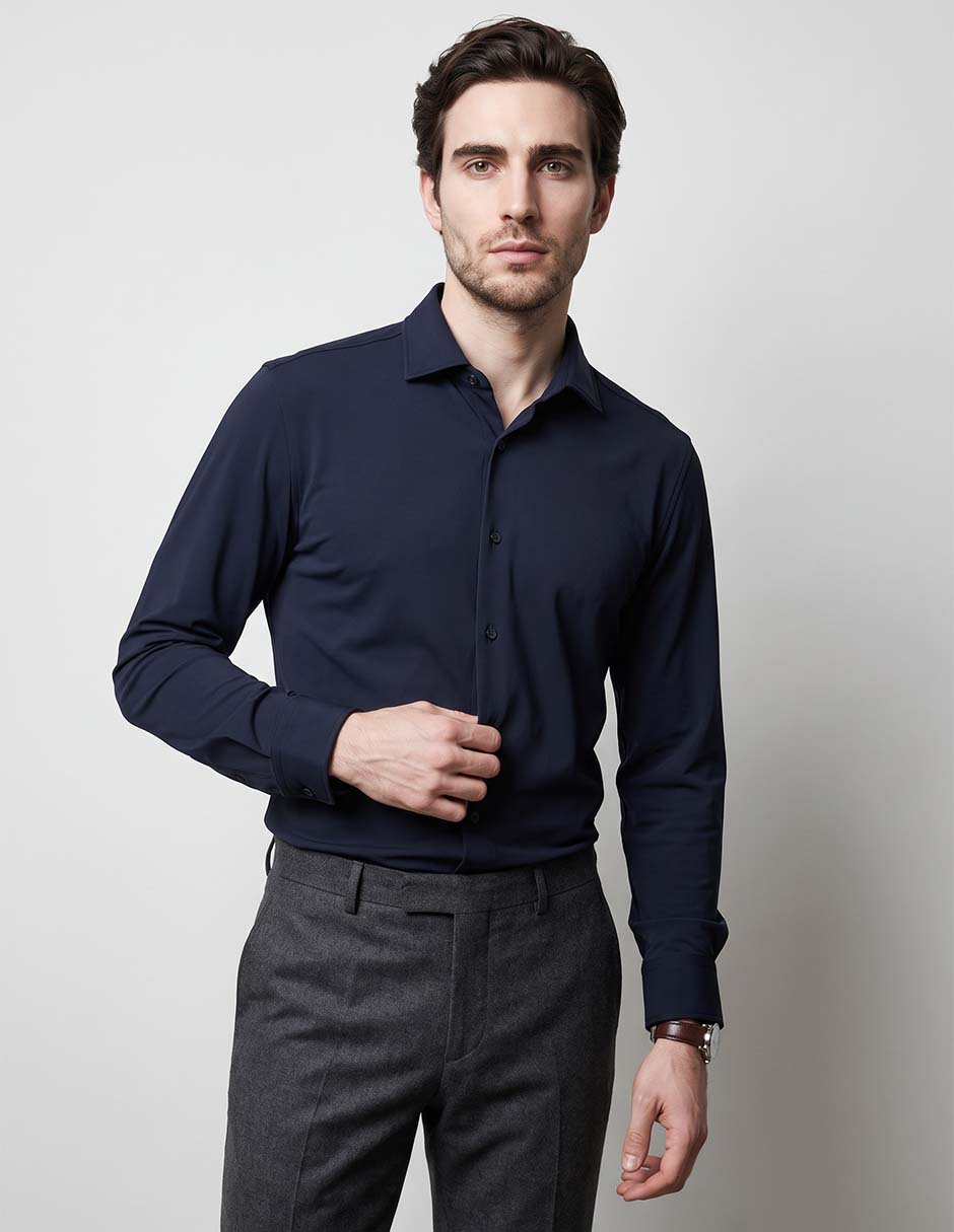 Camisa casual manga larga para hombre Camisa casual manga larga para hombre