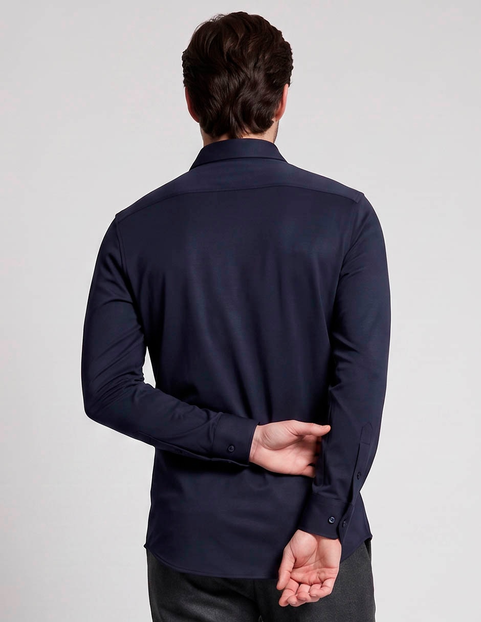 Camisa casual manga larga para hombre 2
