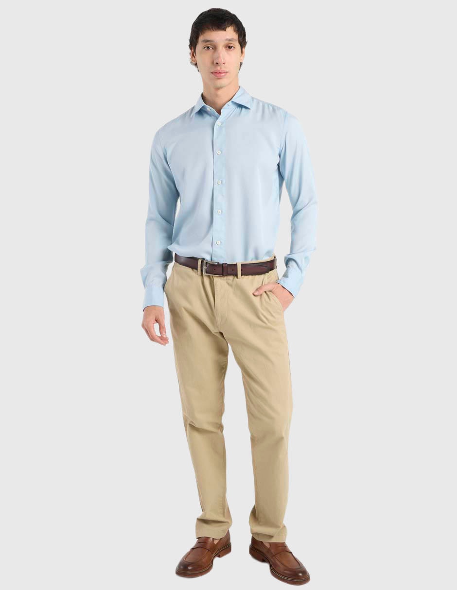 Camisa casual de algodón manga larga para hombre 3