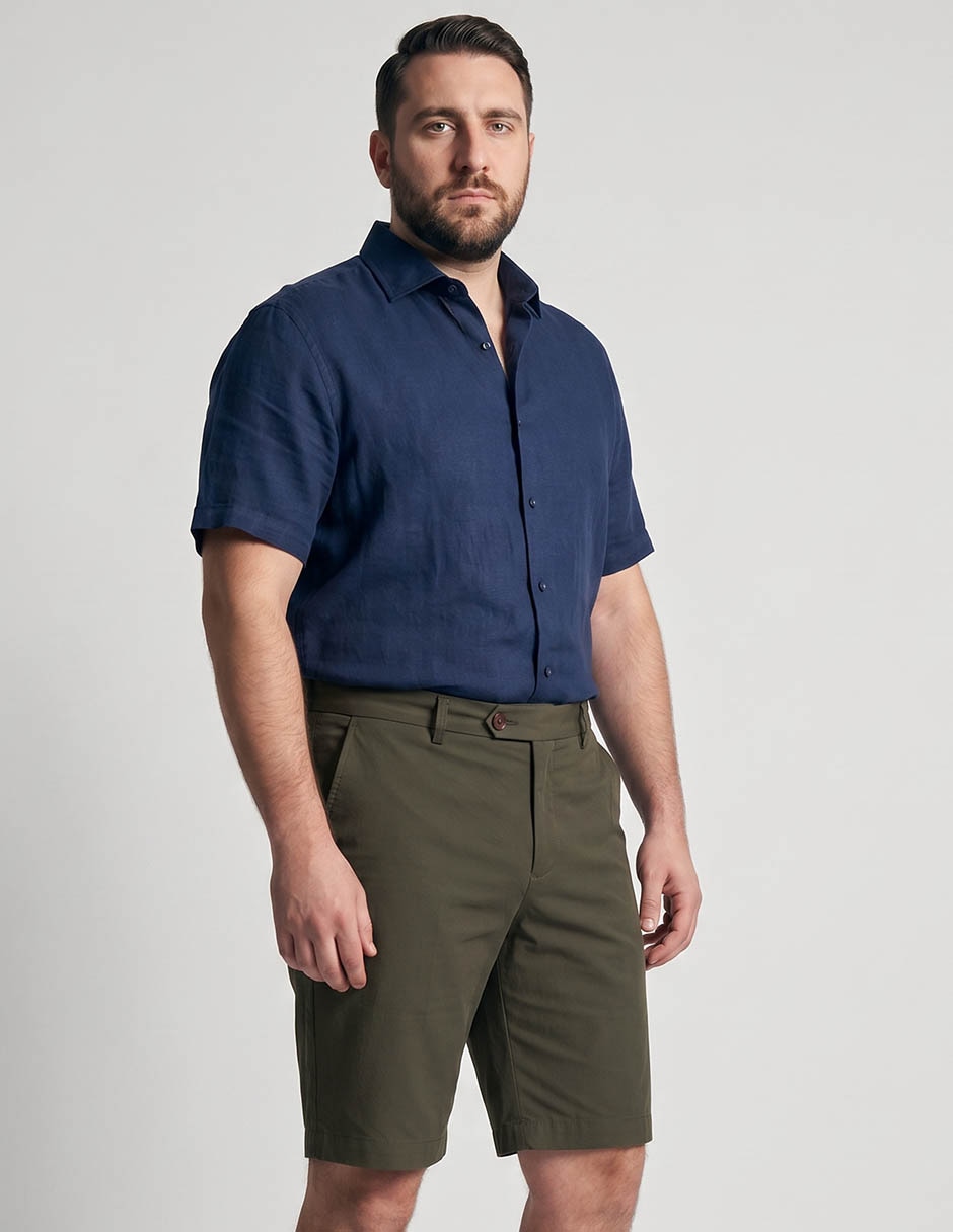 Bermuda de algodón para hombre