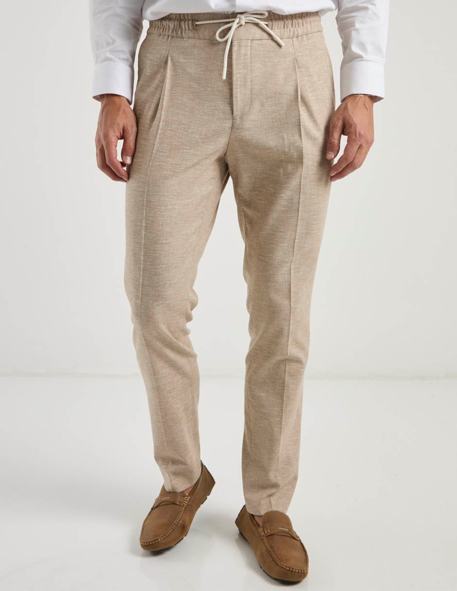 Pantalón formal regular slim hugo para hombre