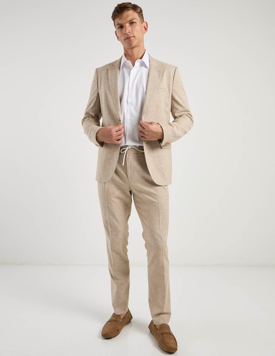 Pantalón formal regular slim hugo para hombre