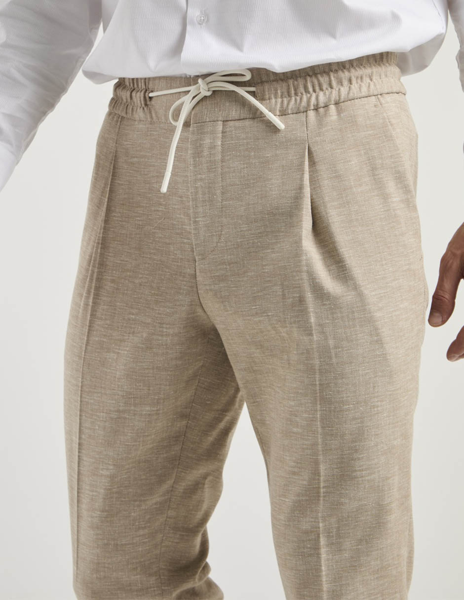Pantalón formal regular slim hugo para hombre