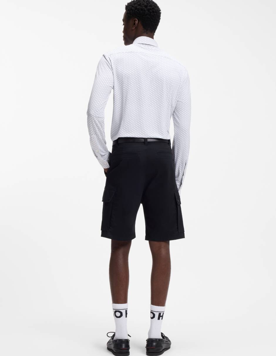 Camisa casual de poliamida manga larga para hombre 6