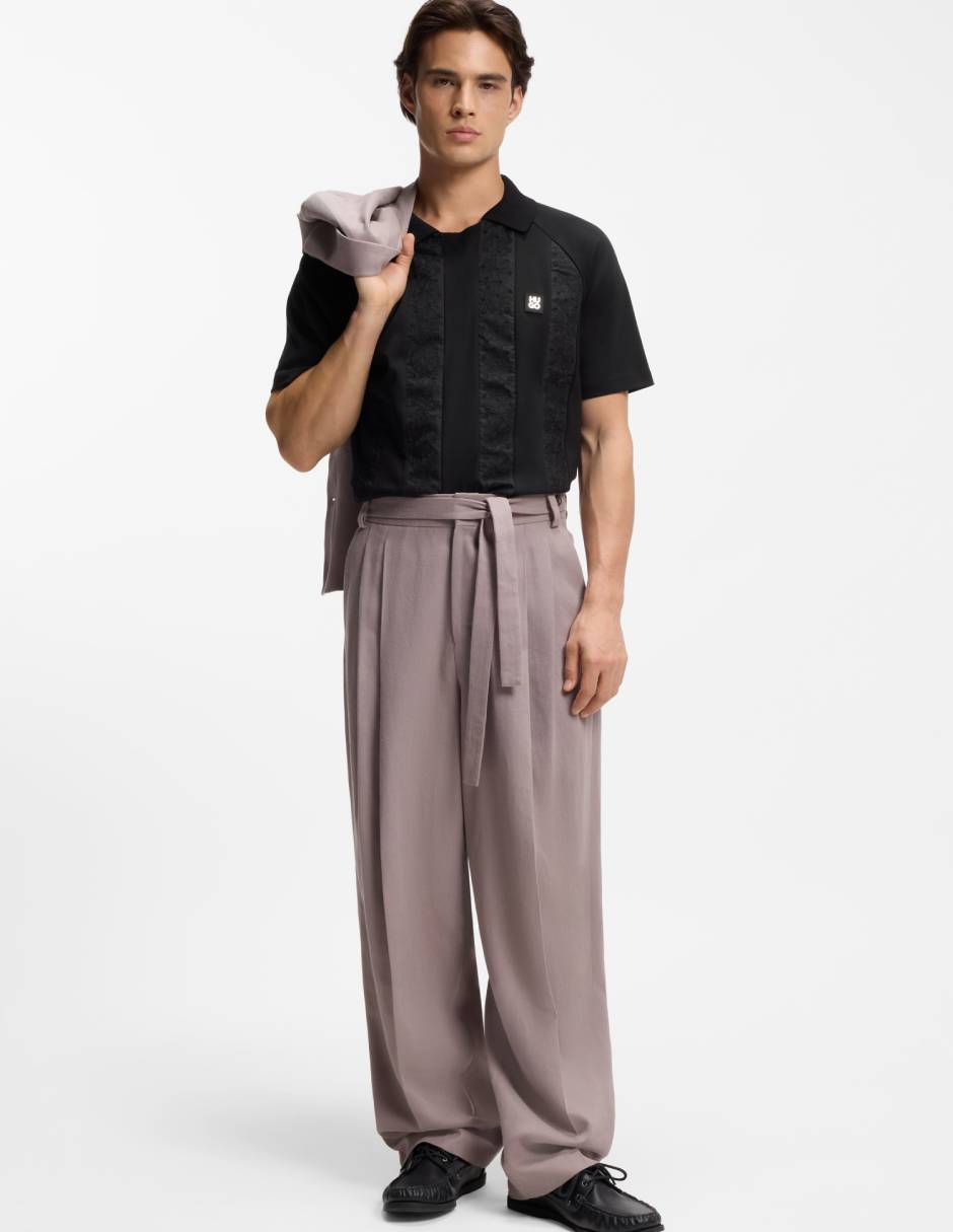 Playera tipo polo Hugo para hombre
