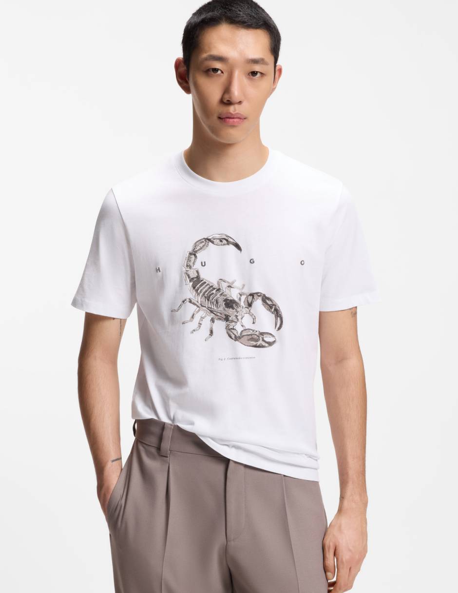 Playera cuello redondo para hombre