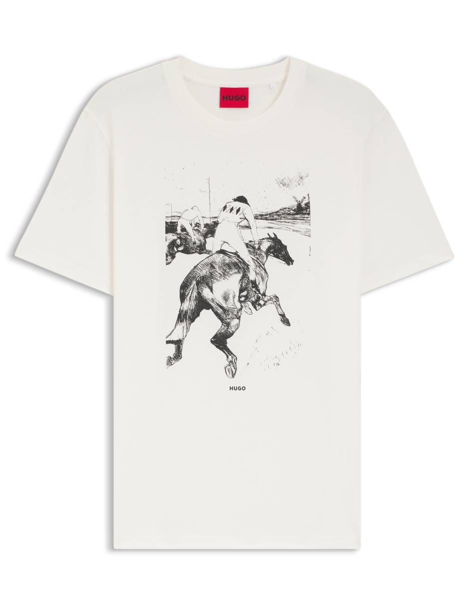 Playera Hugo cuello redondo para hombre