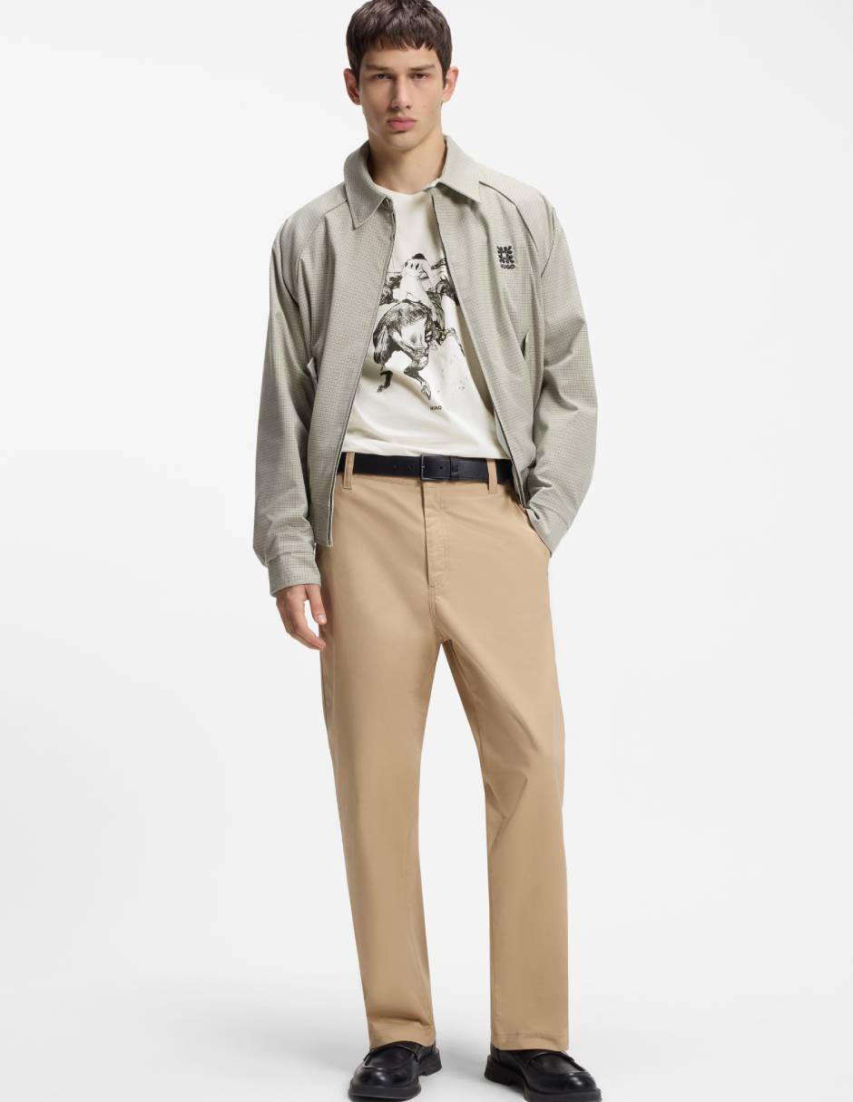 Playera Hugo cuello redondo para hombre
