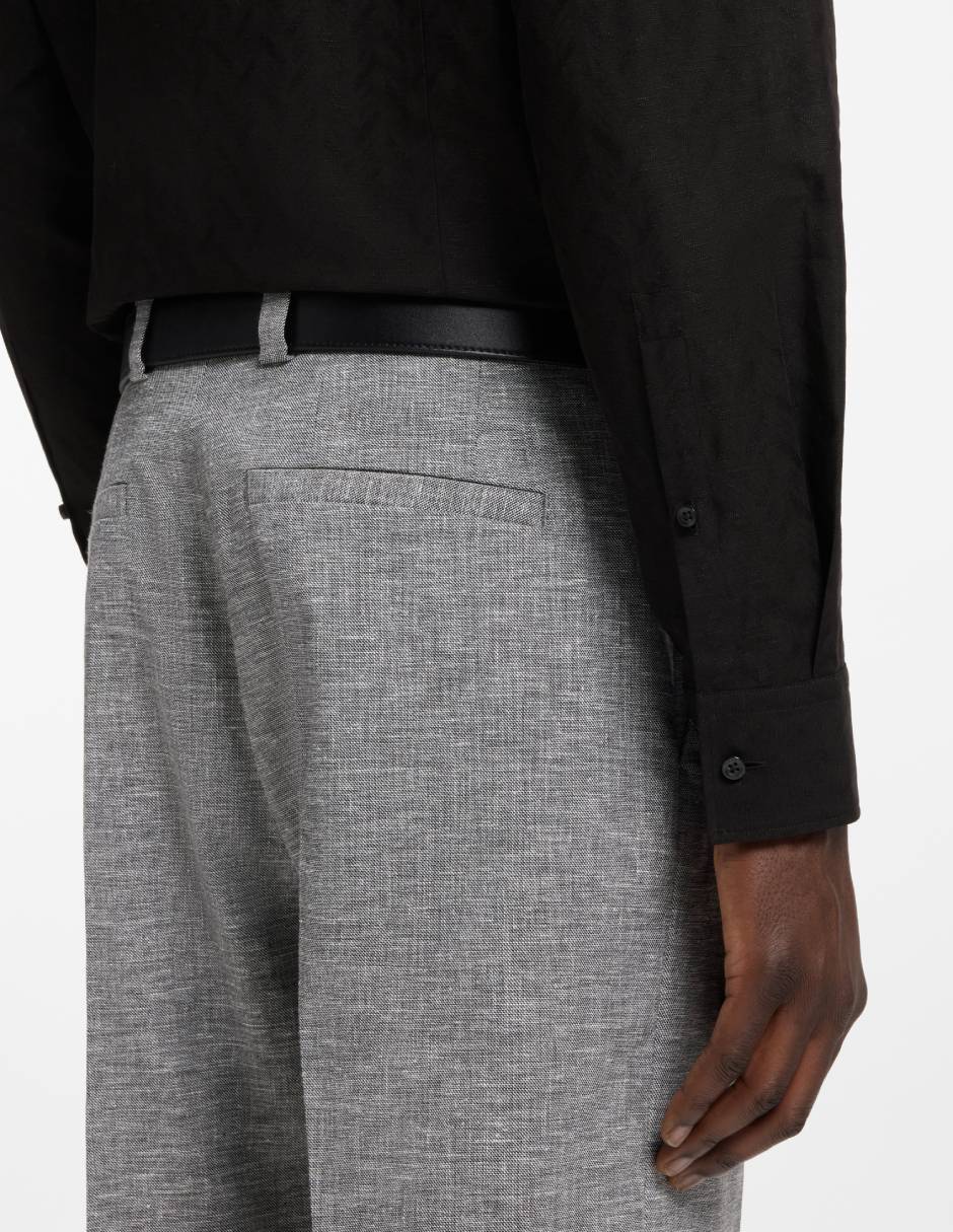 Camisa business casual Hugo de algodón manga larga para hombre