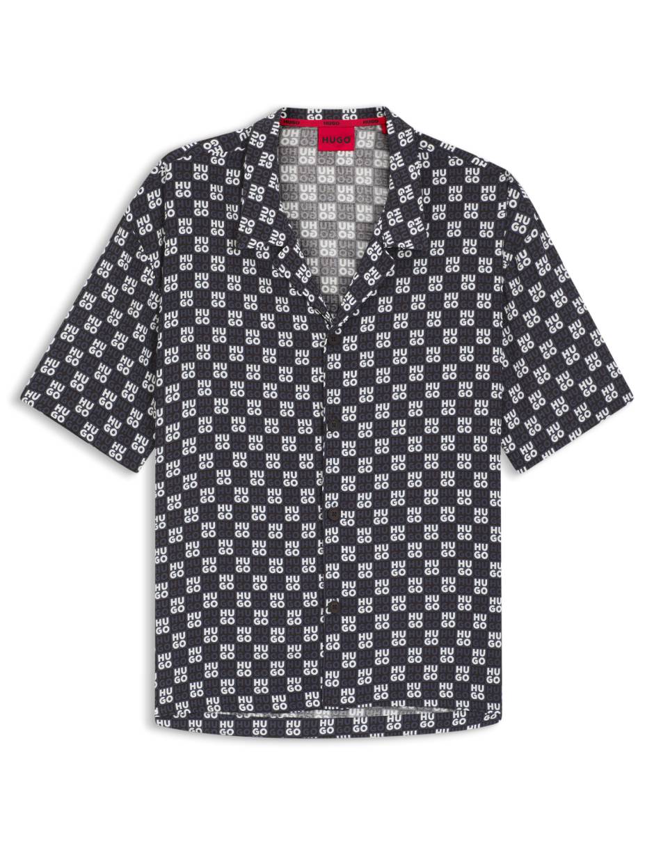 Camisa casual Hugo manga corta para hombre