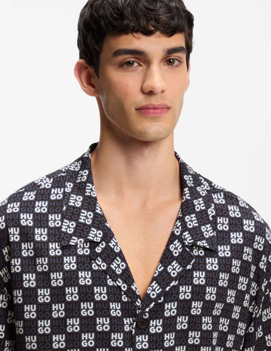 Camisa casual Hugo manga corta para hombre