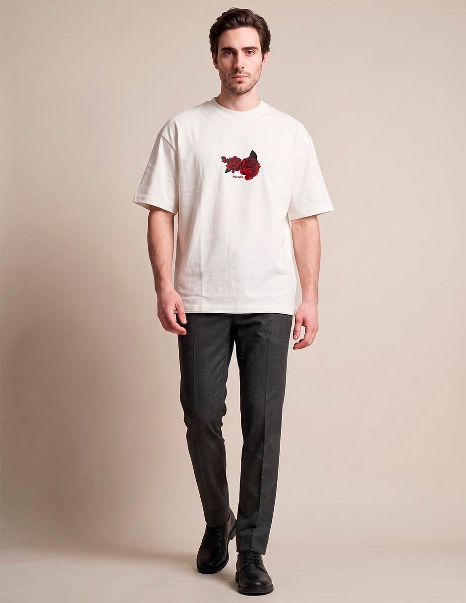 Playera cuello redondo para hombre