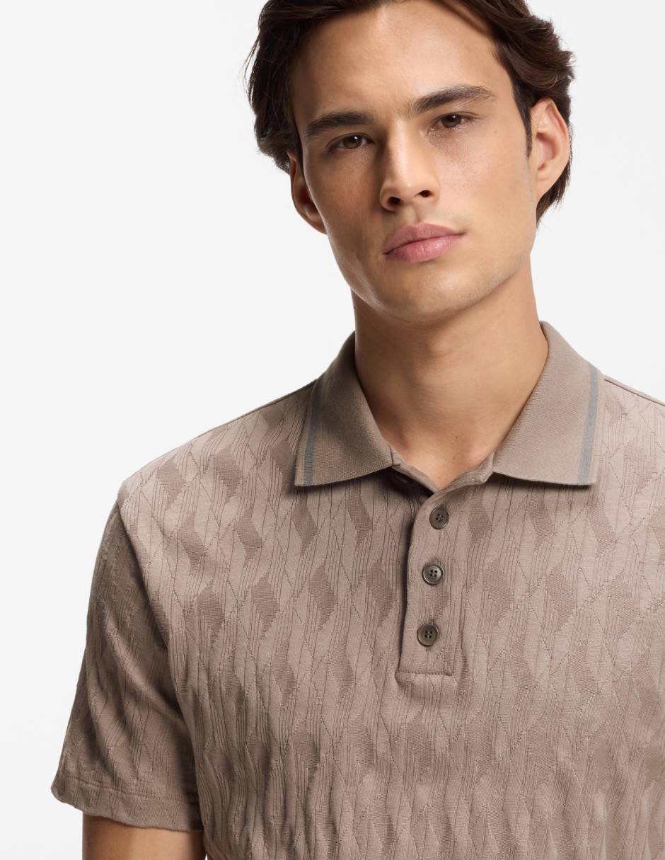 Playera tipo polo Hugo para hombre