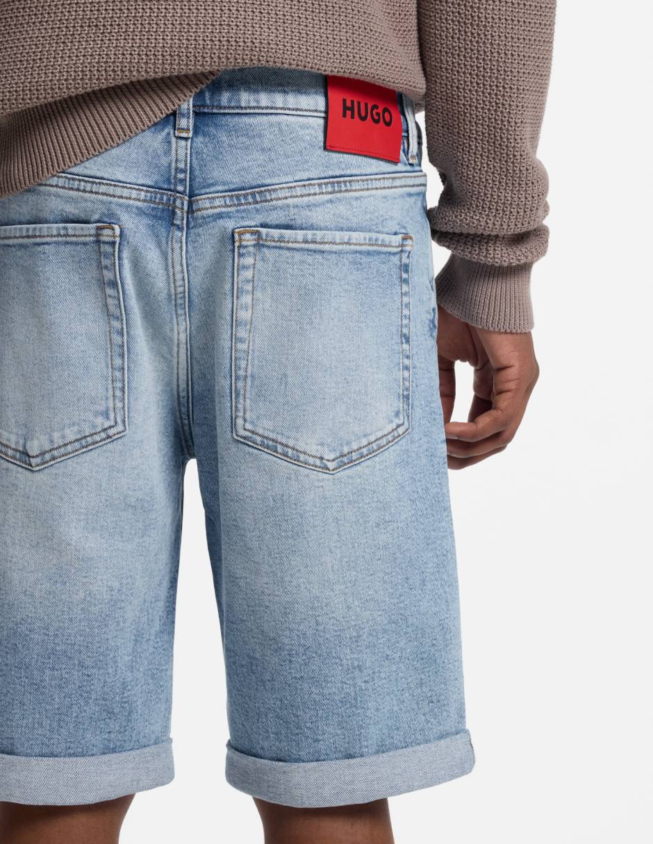 Short Hugo de mezclilla para hombre