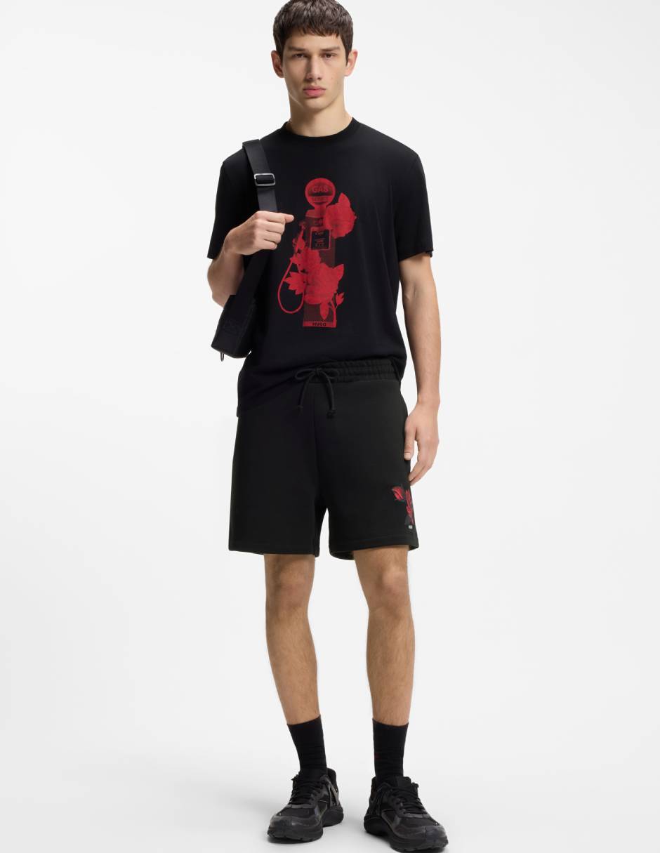 Short hugo de algodón para hombre
