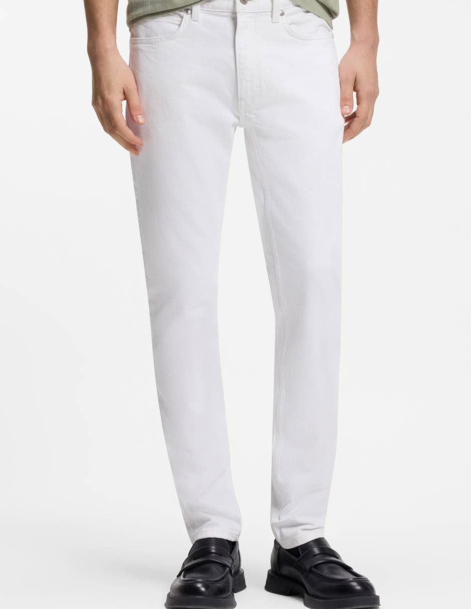 Jeans slim Hugo lavado claro para hombre