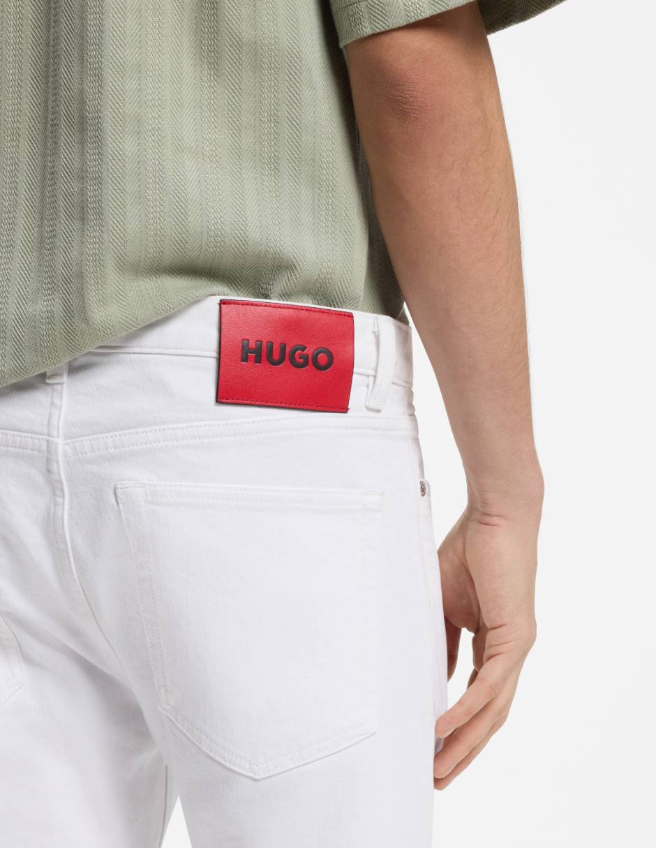 Jeans slim Hugo lavado claro para hombre