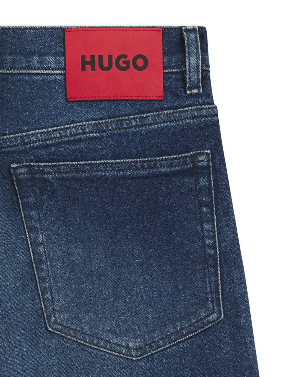 Jeans slim S26 708 lavado medio para hombre 3