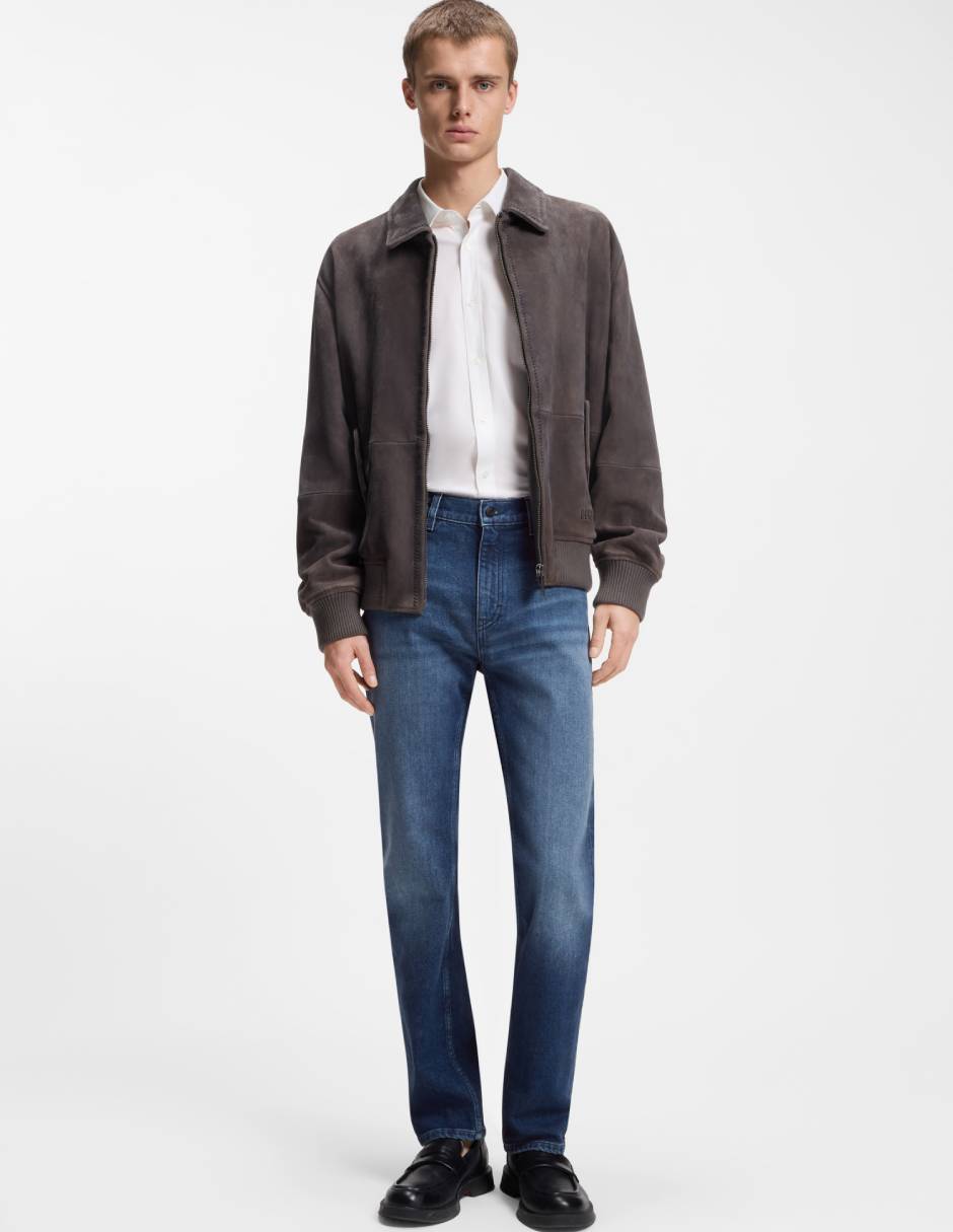 Jeans slim S26 708 lavado medio para hombre 4