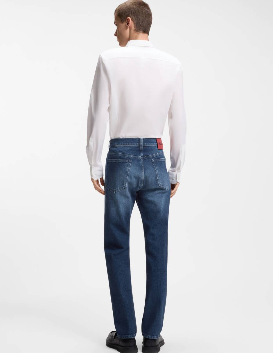 Jeans slim S26 708 lavado medio para hombre 6