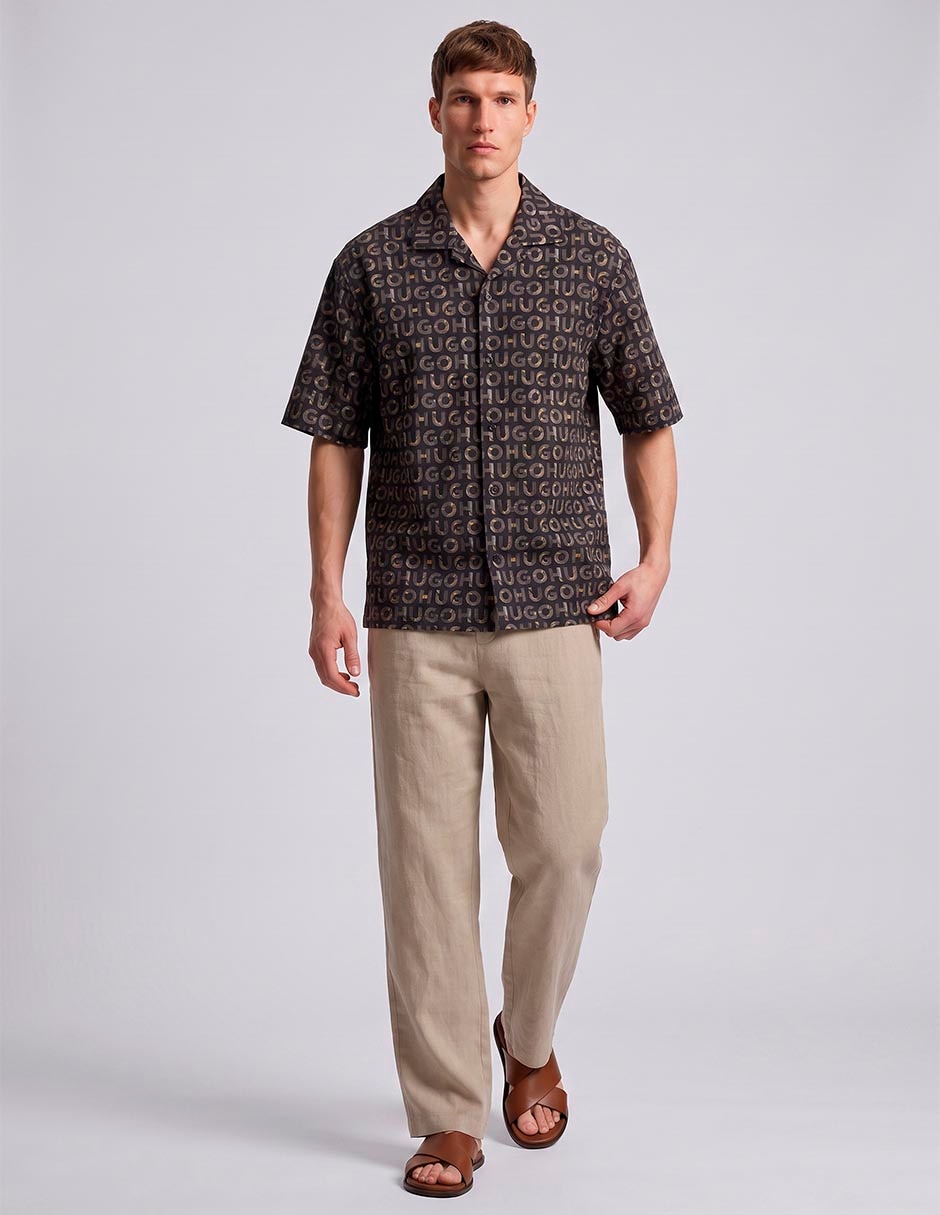 Camisa casual manga corta para hombre 3