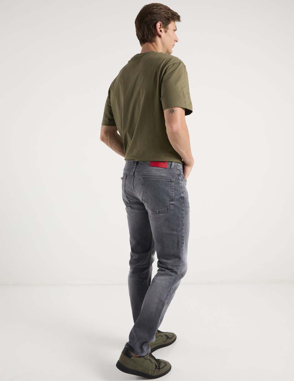 Jeans slim Hugo S26 lavado medio para hombre