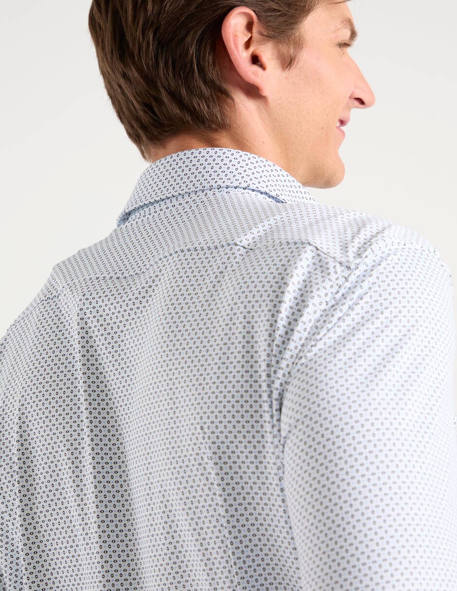 Camisa casual manga larga para hombre 10