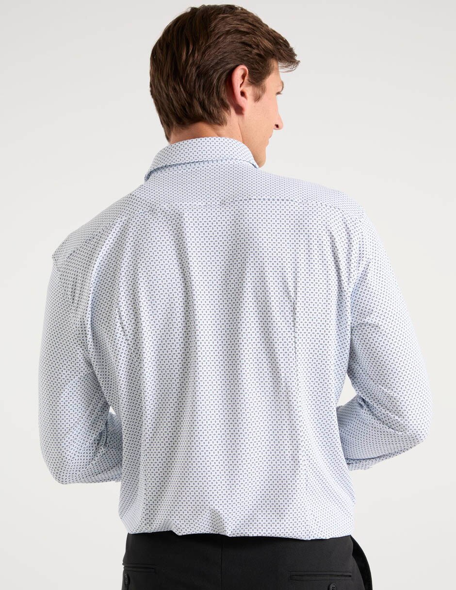 Camisa casual manga larga para hombre 11