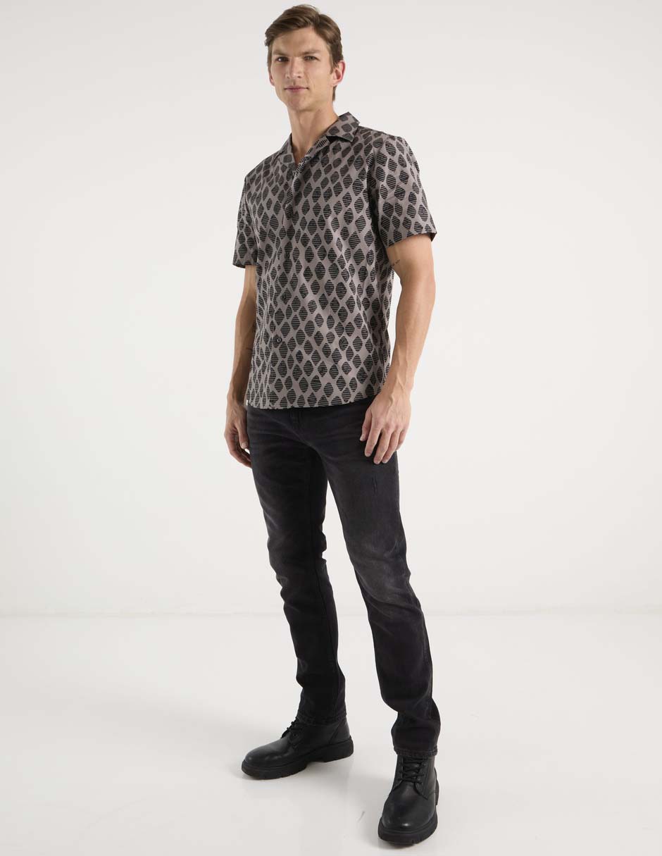 Camisa casual de manga corta para hombre 3