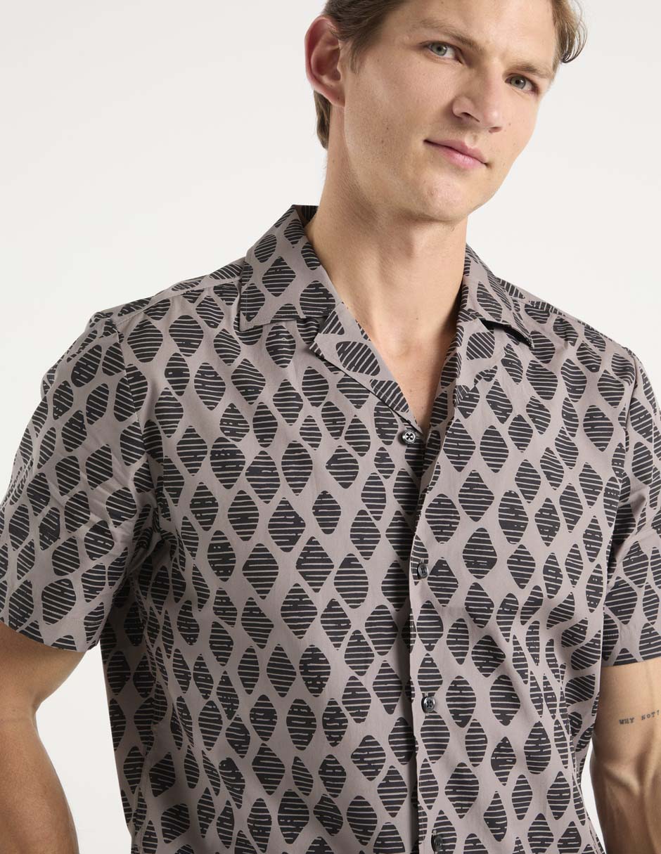 Camisa casual hugo de manga corta para hombre