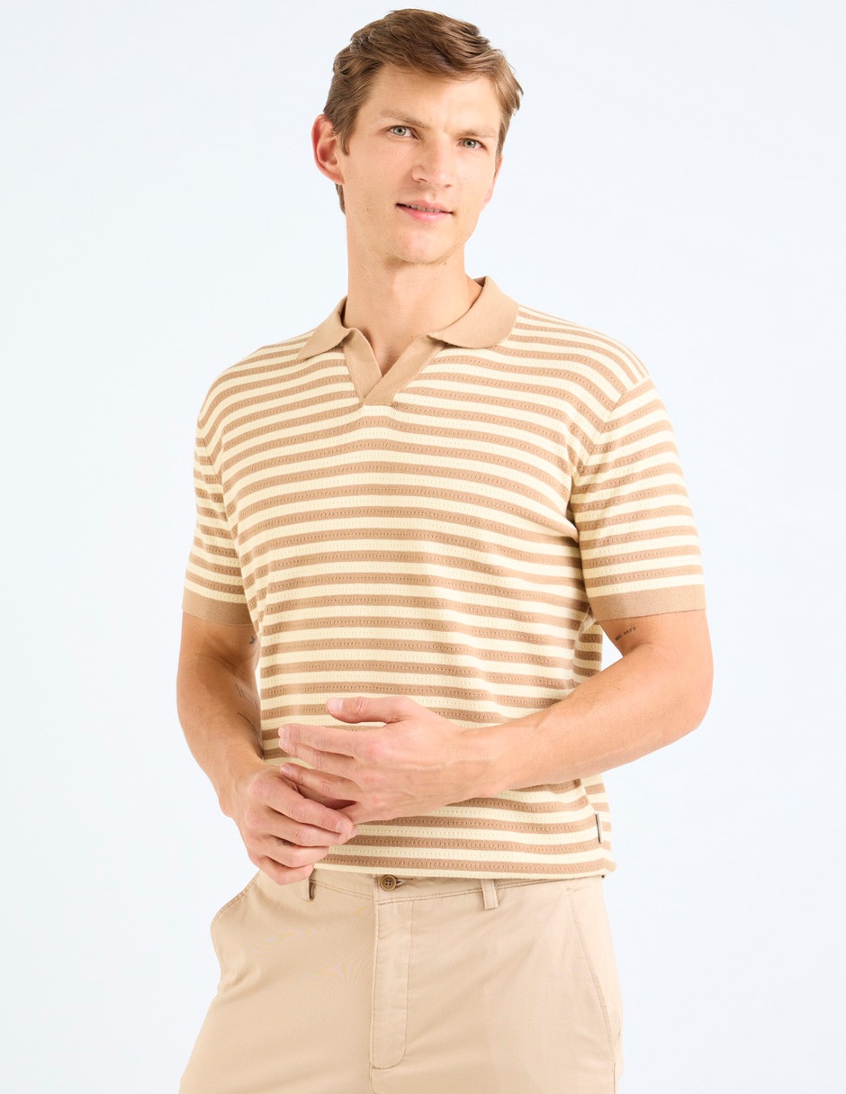 Playera tipo polo Scappino para hombre